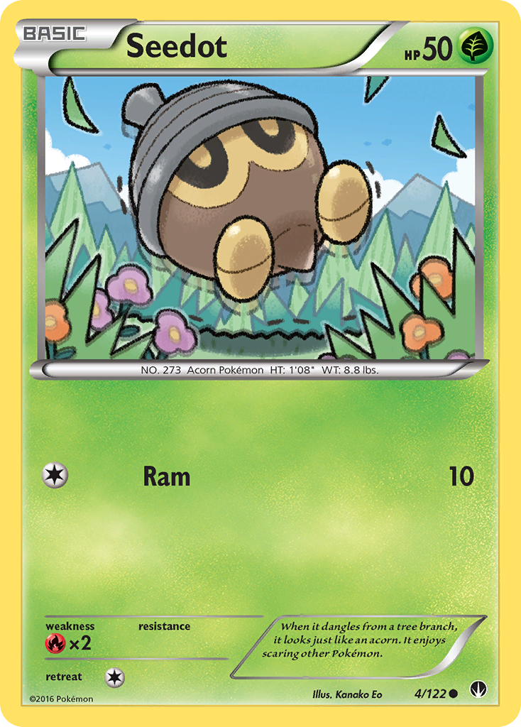 Seedot (4/122) [XY: BREAKpoint] | Arkham Games and Comics