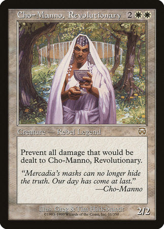 Cho-Manno, Revolutionary [Mercadian Masques] | Arkham Games and Comics