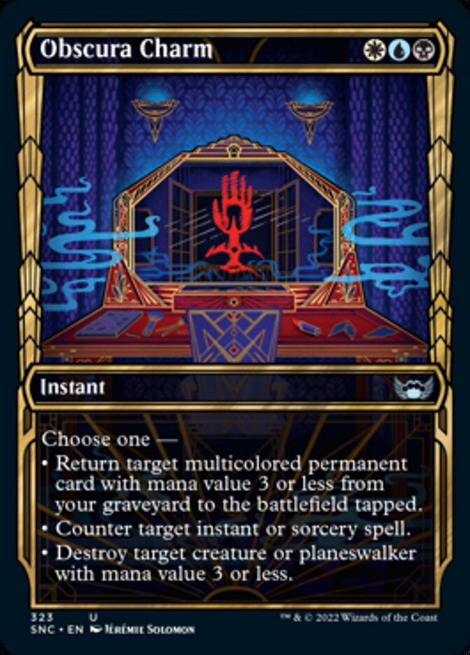 Obscura Charm (Showcase Golden Age) [Streets of New Capenna] | Arkham Games and Comics