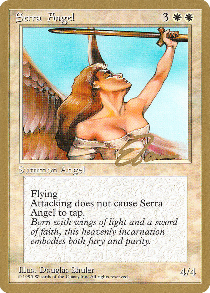 Serra Angel (Eric Tam) [Pro Tour Collector Set] | Arkham Games and Comics