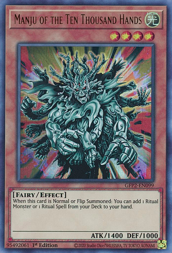 Manju of the Ten Thousand Hands [GFP2-EN099] Ultra Rare | Arkham Games and Comics