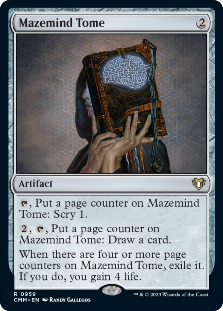 Mazemind Tome [Commander Masters] | Arkham Games and Comics