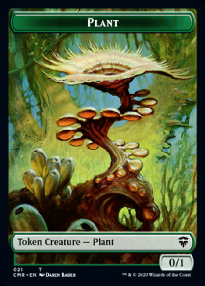 Illusion // Plant Token [Commander Legends Tokens] | Arkham Games and Comics