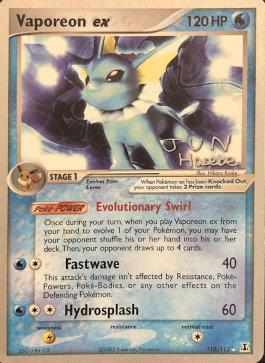 Vaporeon ex (110/113) (Flyvees - Jun Hasebe) [World Championships 2007] | Arkham Games and Comics