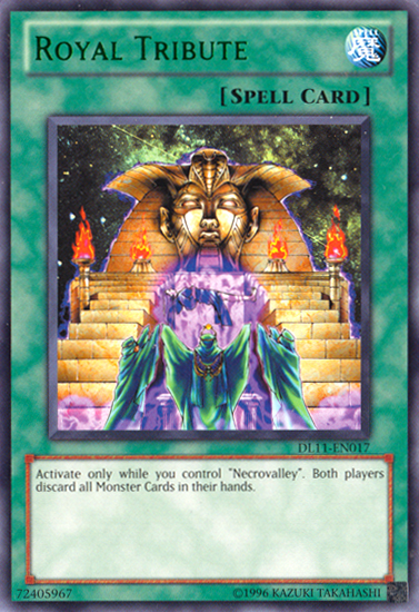 Royal Tribute (Green) [DL11-EN017] Rare | Arkham Games and Comics