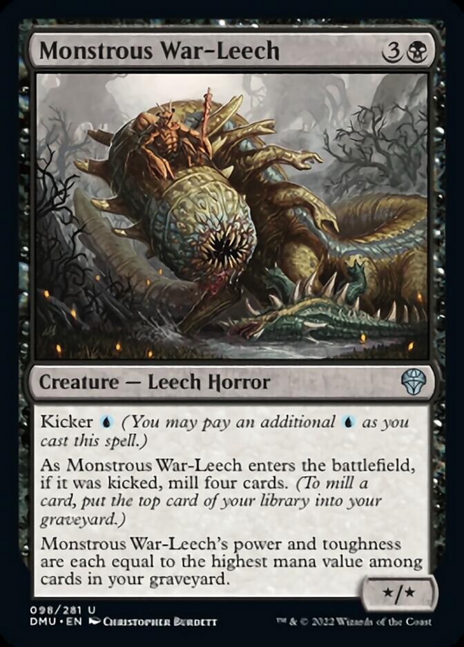 Monstrous War-Leech [Dominaria United] | Arkham Games and Comics