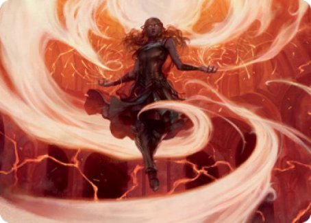 Crackle with Power Art Card [Strixhaven: School of Mages Art Series] | Arkham Games and Comics