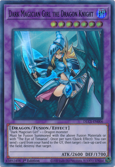 Dark Magician Girl the Dragon Knight (Purple) [DLCS-EN006] Ultra Rare | Arkham Games and Comics