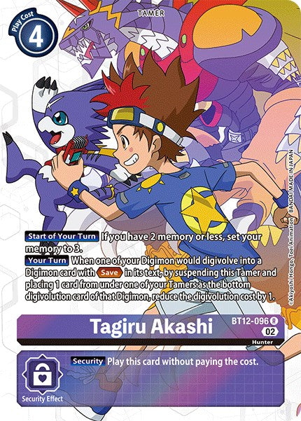 Tagiru Akashi [BT12-096] (Alternate Art) [Across Time] | Arkham Games and Comics