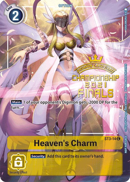 Heaven's Charm [ST3-14] (2021 Championship Finals Tamer's Evolution Pack) [Starter Deck: Heaven's Yellow Promos] | Arkham Games and Comics