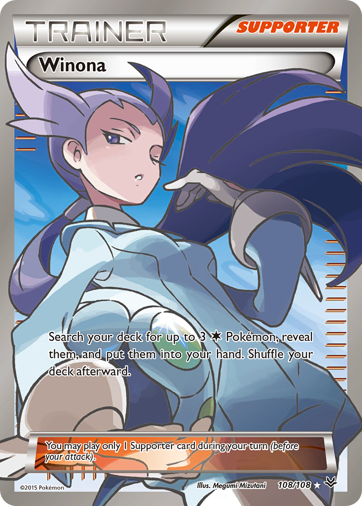 Winona (108/108) [XY: Roaring Skies] | Arkham Games and Comics