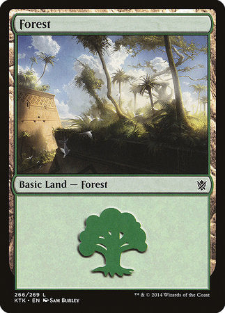 Forest (266) [Khans of Tarkir] | Arkham Games and Comics