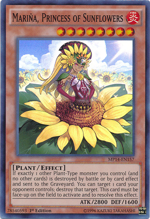 Marina, Princess of Sunflowers [MP14-EN157] Super Rare | Arkham Games and Comics