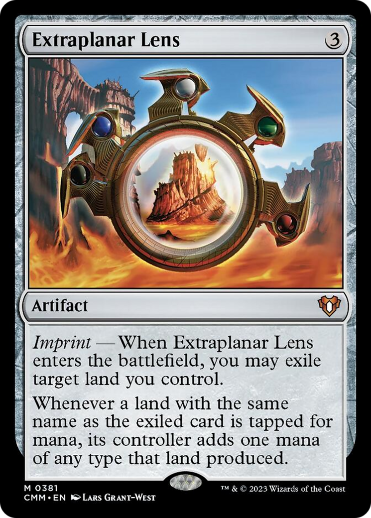 Extraplanar Lens [Commander Masters] | Arkham Games and Comics