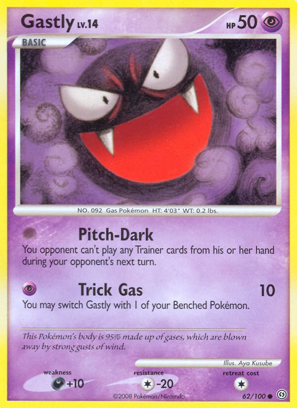 Gastly (62/100) [Diamond & Pearl: Stormfront] | Arkham Games and Comics