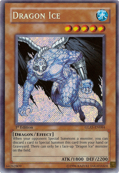 Dragon Ice [GLAS-EN084] Secret Rare | Arkham Games and Comics