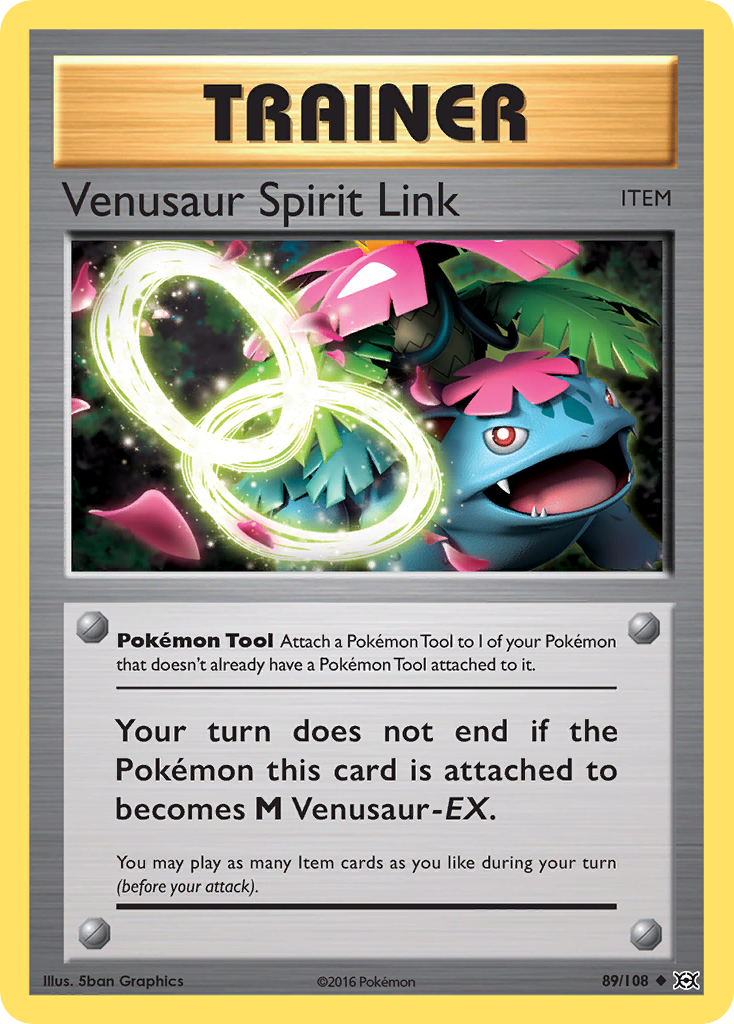 Venusaur Spirit Link (89/108) [XY: Evolutions] | Arkham Games and Comics