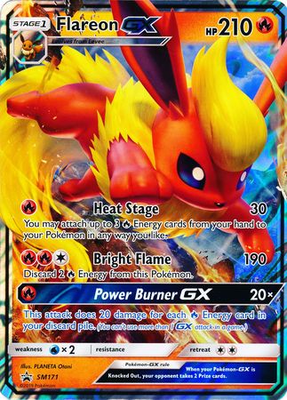 Flareon GX (SM171) (Jumbo Card) [Sun & Moon: Black Star Promos] | Arkham Games and Comics