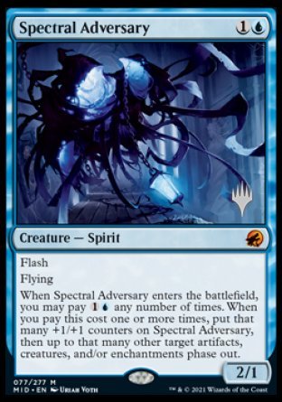 Spectral Adversary (Promo Pack) [Innistrad: Midnight Hunt Promos] | Arkham Games and Comics