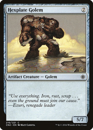 Hexplate Golem [Conspiracy: Take the Crown] | Arkham Games and Comics