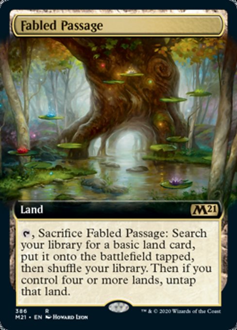 Fabled Passage (Extended Art) [Core Set 2021] | Arkham Games and Comics