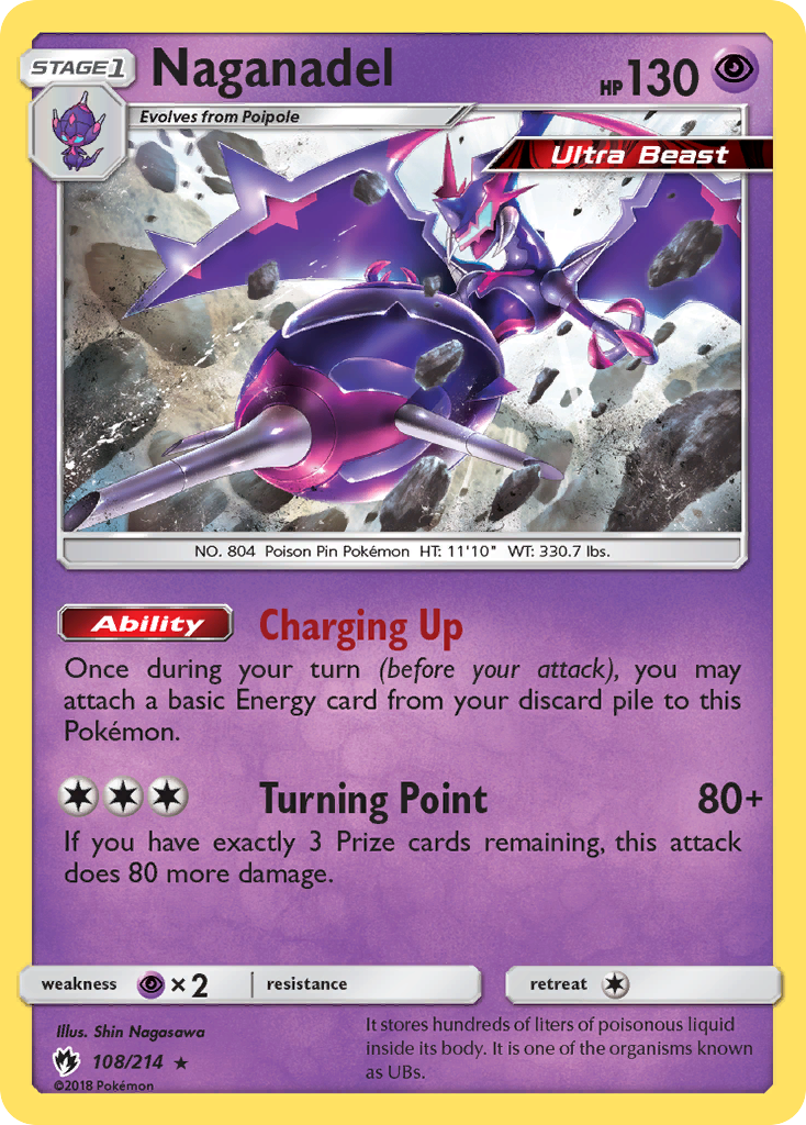 Naganadel (108/214) [Sun & Moon: Lost Thunder] | Arkham Games and Comics