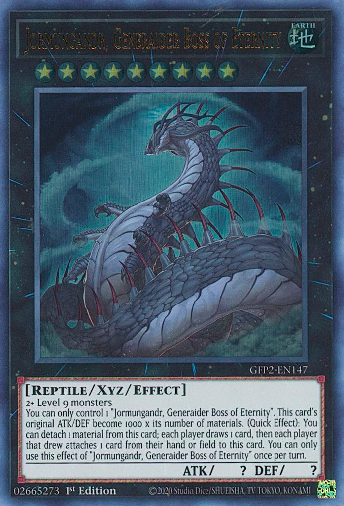 Jormungandr, Generaider Boss of Eternity [GFP2-EN147] Ultra Rare | Arkham Games and Comics