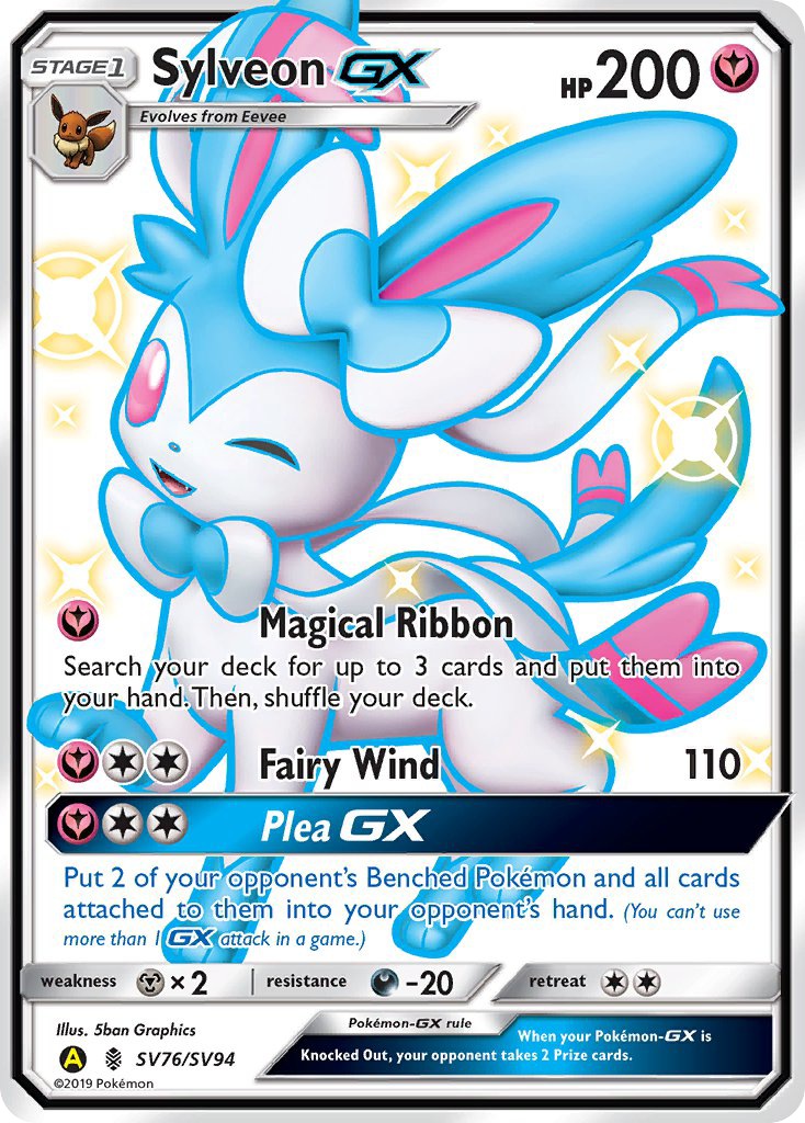 Sylveon GX (SV76/SV94) [Sun & Moon: Hidden Fates - Shiny Vault] | Arkham Games and Comics