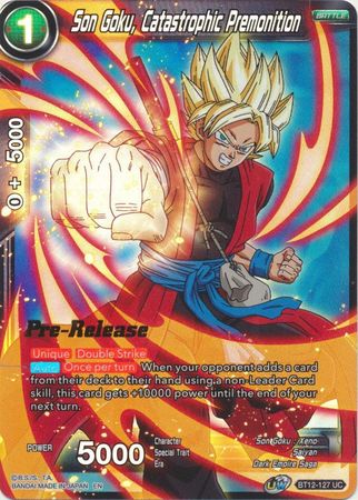 Son Goku, Catastrophic Premonition (BT12-127) [Vicious Rejuvenation Prerelease Promos] | Arkham Games and Comics