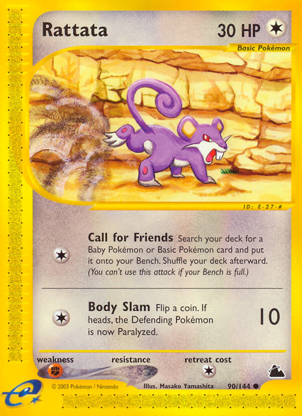 Rattata (90/144) [Skyridge] | Arkham Games and Comics