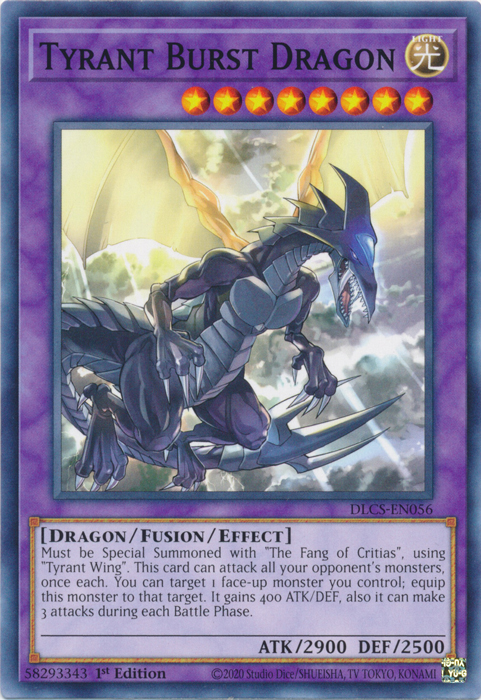 Tyrant Burst Dragon [DLCS-EN056] Common | Arkham Games and Comics