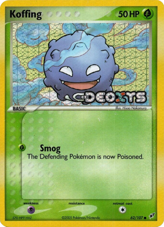 Koffing (62/107) (Stamped) [EX: Deoxys] | Arkham Games and Comics