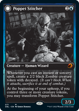 Poppet Stitcher // Poppet Factory [Innistrad: Double Feature] | Arkham Games and Comics