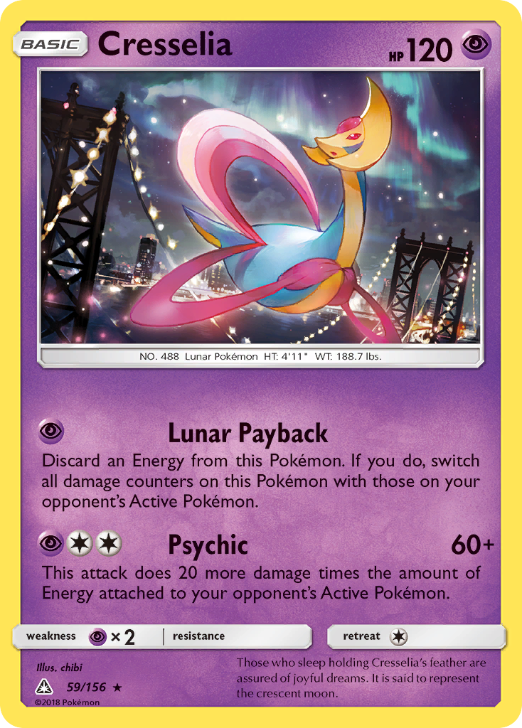 Cresselia (59/156) [Sun & Moon: Ultra Prism] | Arkham Games and Comics