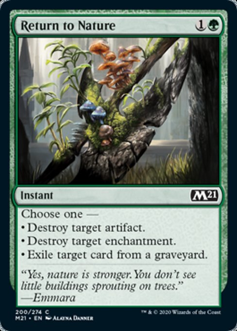 Return to Nature [Core Set 2021] | Arkham Games and Comics