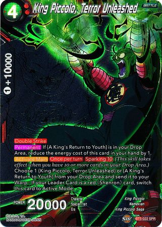 King Piccolo, Terror Unleashed (SPR) (BT5-022) [Miraculous Revival] | Arkham Games and Comics