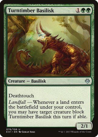 Turntimber Basilisk [Archenemy: Nicol Bolas] | Arkham Games and Comics