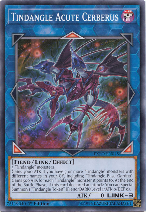 Tindangle Acute Cerberus [EXFO-EN045] Common | Arkham Games and Comics