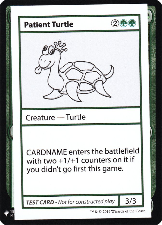 Patient Turtle [Mystery Booster Playtest Cards] | Arkham Games and Comics