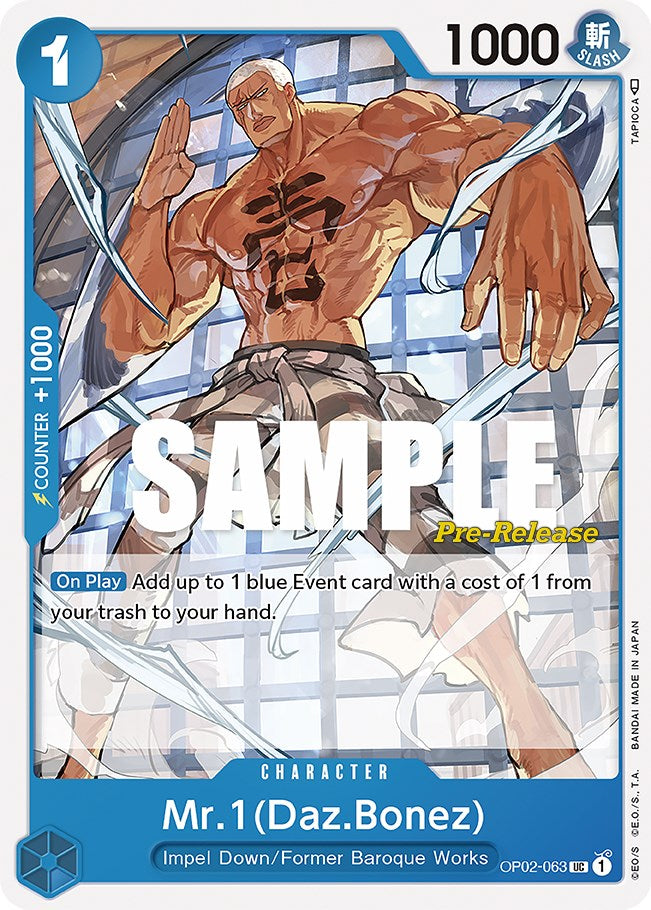 Mr.1 (Daz.Bonez) [Paramount War Pre-Release Cards] | Arkham Games and Comics