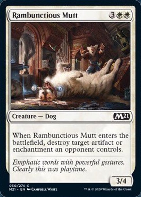 Rambunctious Mutt [Core Set 2021] | Arkham Games and Comics