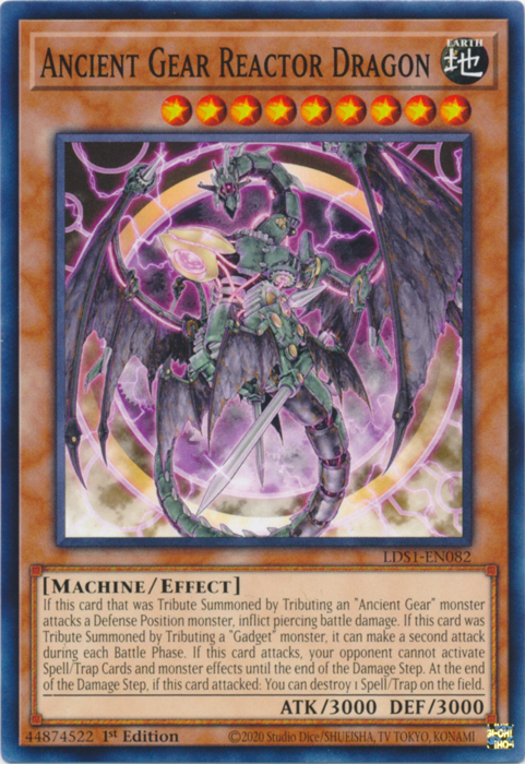 Ancient Gear Reactor Dragon [LDS1-EN082] Common | Arkham Games and Comics