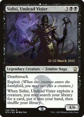 Sidisi, Undead Vizier [Dragons of Tarkir Promos] | Arkham Games and Comics