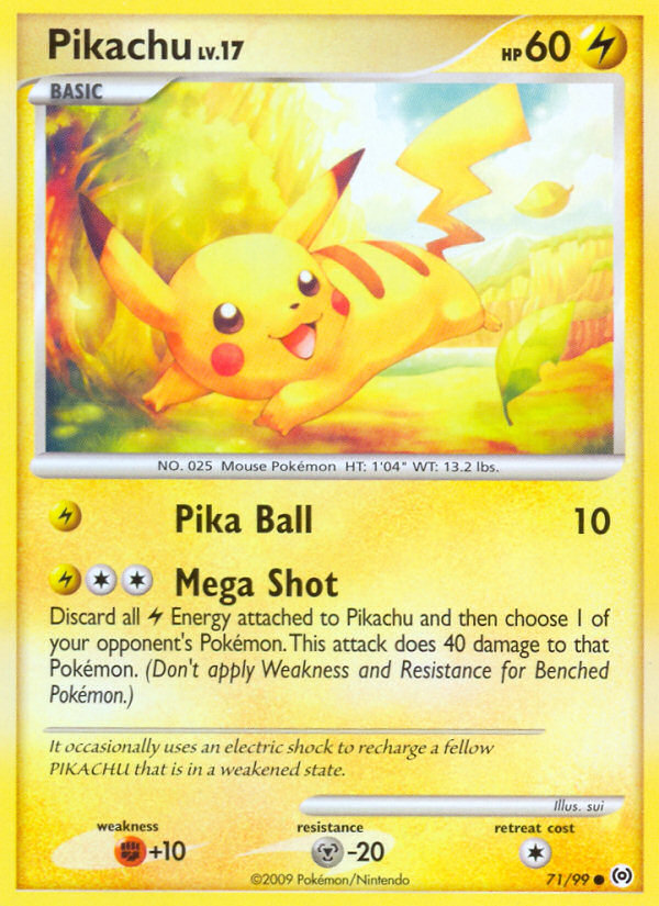 Pikachu (71/99) [Platinum: Arceus] | Arkham Games and Comics