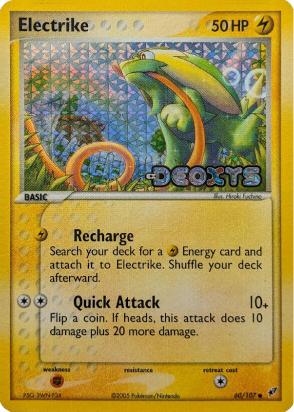 Electrike (60/107) (Stamped) [EX: Deoxys] | Arkham Games and Comics