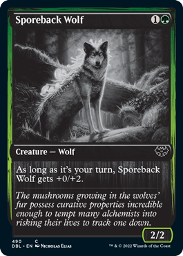 Sporeback Wolf [Innistrad: Double Feature] | Arkham Games and Comics