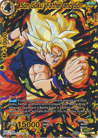 Son Goku, Father and Son (DB1-101) [Dragon Brawl] | Arkham Games and Comics