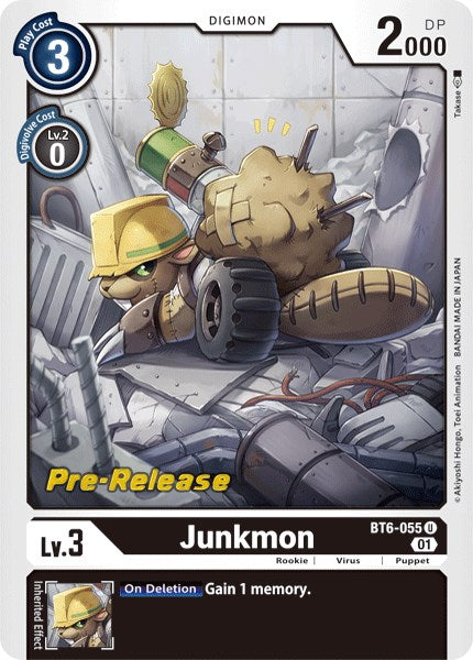 Junkmon [BT6-055] [Double Diamond Pre-Release Cards] | Arkham Games and Comics