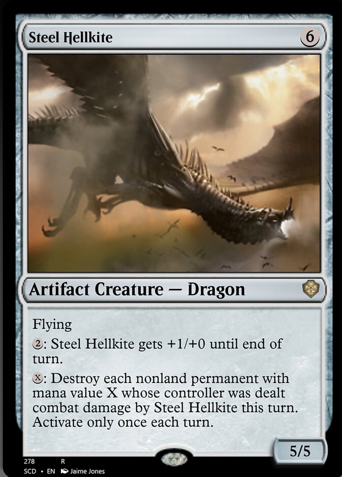 Steel Hellkite [Starter Commander Decks] | Arkham Games and Comics