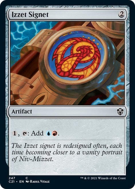 Izzet Signet [Commander 2021] | Arkham Games and Comics